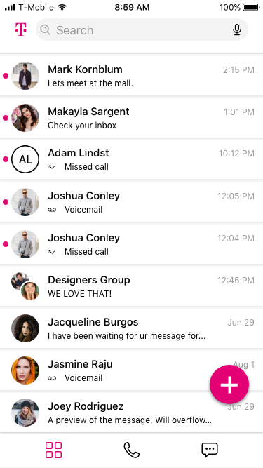 Main Screen Default State